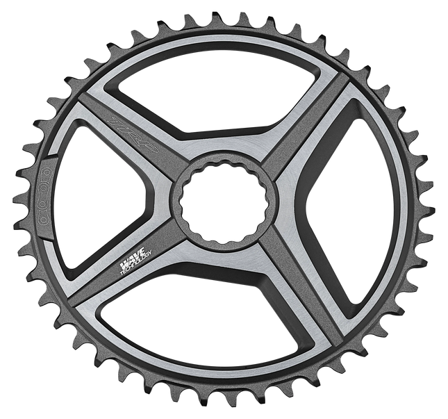TRP Bicycle TRP Chain ring, VISTAR Mod. CR-G8000, 48T, SB Black/gun metal grey