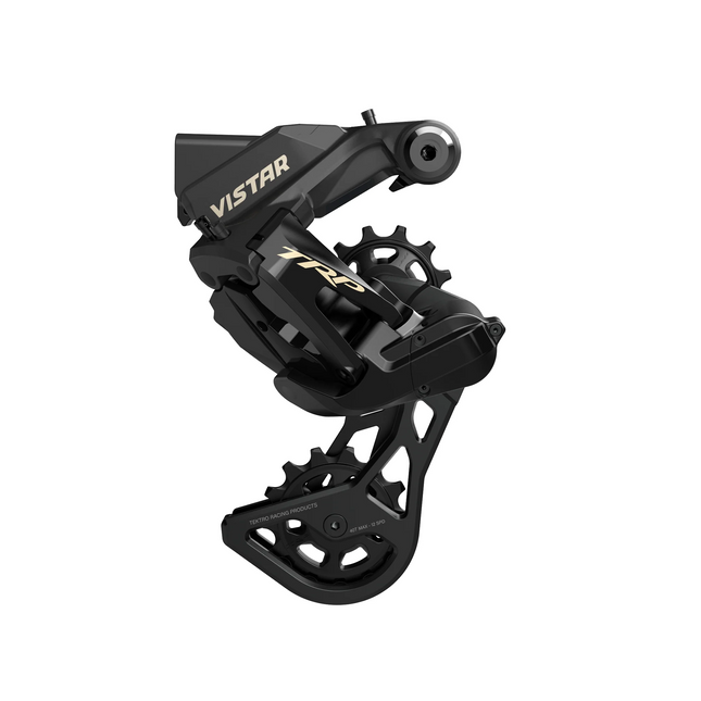 TRP Bicycle Rear derailleur, TRP VISTAR for GRAVEL, black, for cassette 11-36/11-40, with clutch, battery, charger, electrionic, wireless. (SEE TRP237 & TRP238 for brake/shift lever)