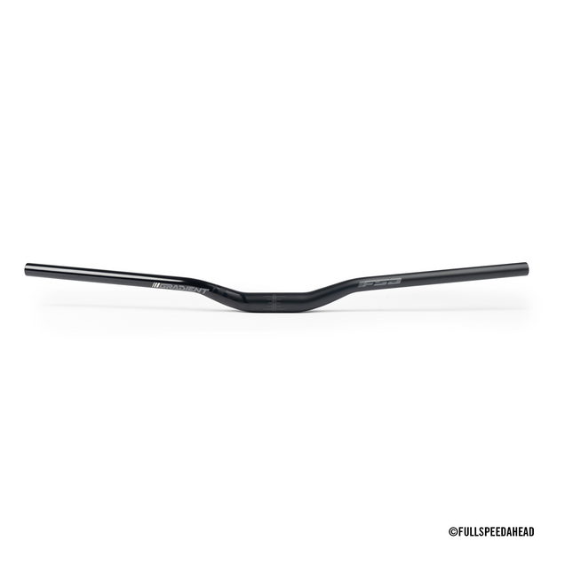 FSA Bicycle Handlebar - Gradient Alloy Riser - SB Black - 31.8 x 25 x 800mm