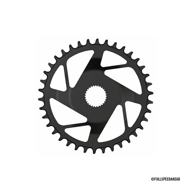 FSA Bicycle Chainring - FSA E-Bike Bosch Gen4 Direct Mount Steel MegaTooth A 10/11/non smn 12spd Chainring 34T CL 55mm ED Black,WB478B