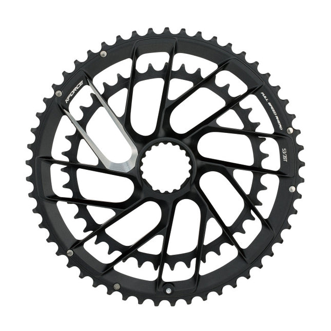 FSA Bicycle Chainring - K-Force TEAM Edition Modular DM CR SMN/FSA 12S SB Black 50x34T,WA903A