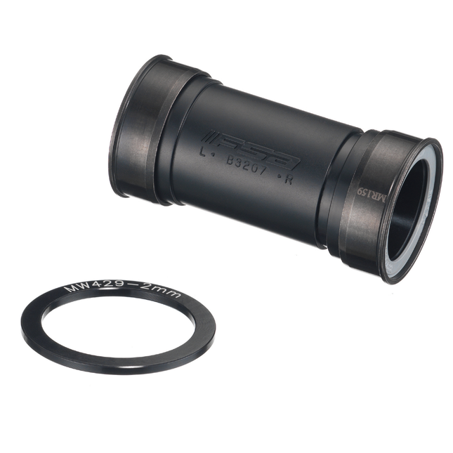 FSA Bicycle Bottom Bracket accessory - EVO392 BB MTB adapter 392/30 Black,EL247