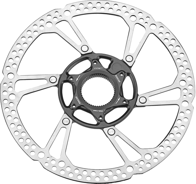 TRP Bicycle TRP 203mm ROTOR - 2.3mm Thick, 2 Piece, CENTERLOCK, Bosch ABS compatible tone wheel mounts High Heat Dispersion and Tolerance, ** For DHR and E-MTB Only ** 2.3mm Calipers