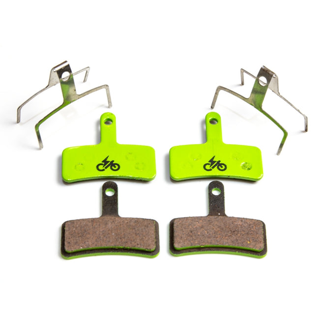 Clarks Bicycle H/D E-Bike Brake DISC pads,  2 Pairs, SEMI METALLIC, Compatible Tektro Dorado