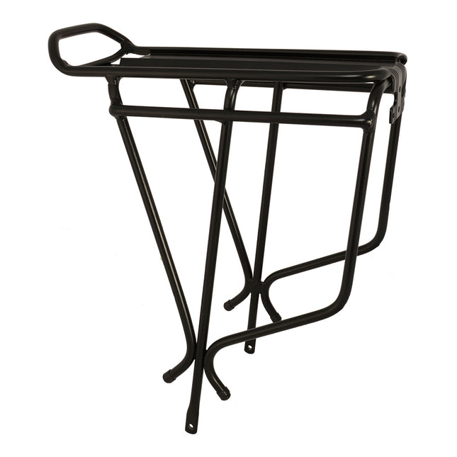 Oxford Bicycle Oxford Alloy Luggage Carrier Rack, Fits 26"-29" Wheels, Integrated splash plate, Black - Oxford Product