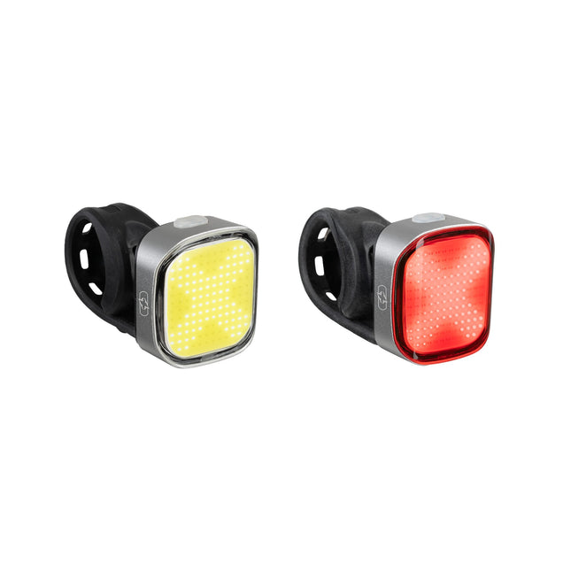 Oxford Bicycle LIGHT SET - Ultratorch CubeX LED Set, USB Rechargable, waterproof - Oxford Product