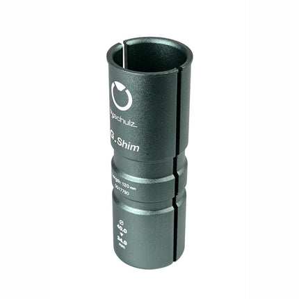 By,schulz Bicycle Seatpost Shim 34.9mm to 31.6mm x 120mm - Grey