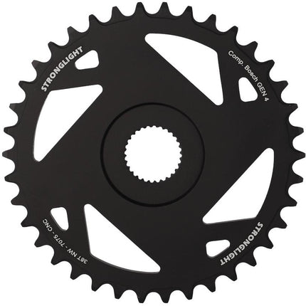 Stronglight Bicycle E-BIKE Chainring, COMP. BOSCH - Direct Mount 4th GENERATION - 7075-T6, BLACK, 38T, Narrow Wide - a Quality STRONGLIGHT product, - 262627