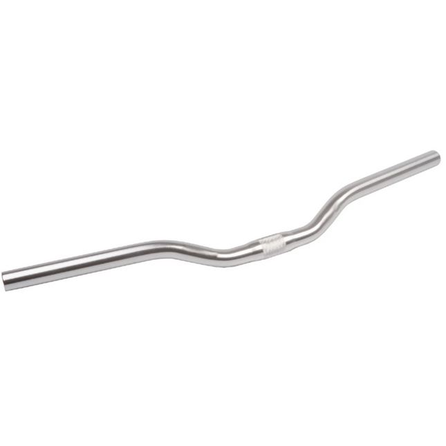 Bulletproof Alloy Mountain Bike Handlebar 25.4mm - 680mm, 40mm Rise, Silver