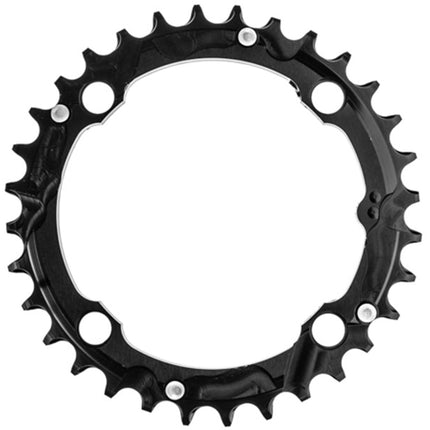 Stronglight Bicycle CHAINRING - MTB "STRONGLIGHT", 32T, 7075 CNC Black - 9 Speed - 104mm BCD, 4 Hole