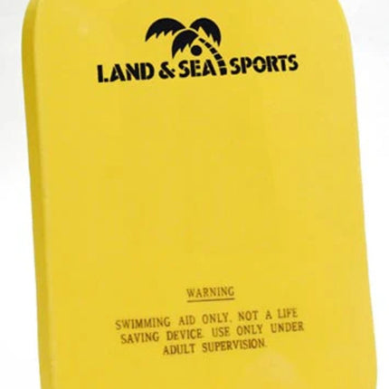 Land & Sea Junior Foam Kickboard Yellow Swimming Aid Kids