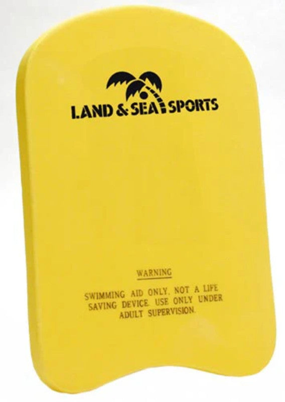 Land & Sea Junior Foam Kickboard Yellow Swimming Aid Kids