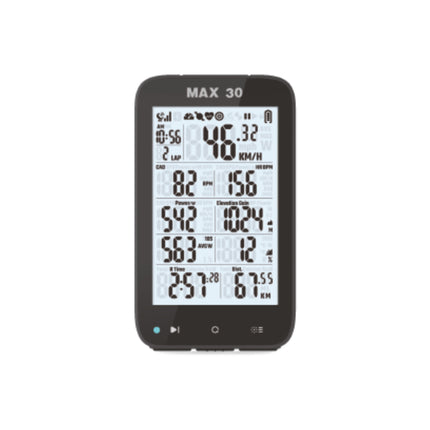 Shanren MAX 30 GPS Bicycle Computer - 3 Inch Backlit Screen