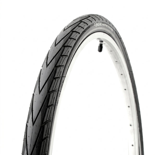 Duro Tyre, EBIKE ready, "EVOLVE" BLACK 700 x 47C, 3mm internal additional puncture protection, w/reflective tape, wire bead, Premium TYRE, Made in Taiwan (47-622)