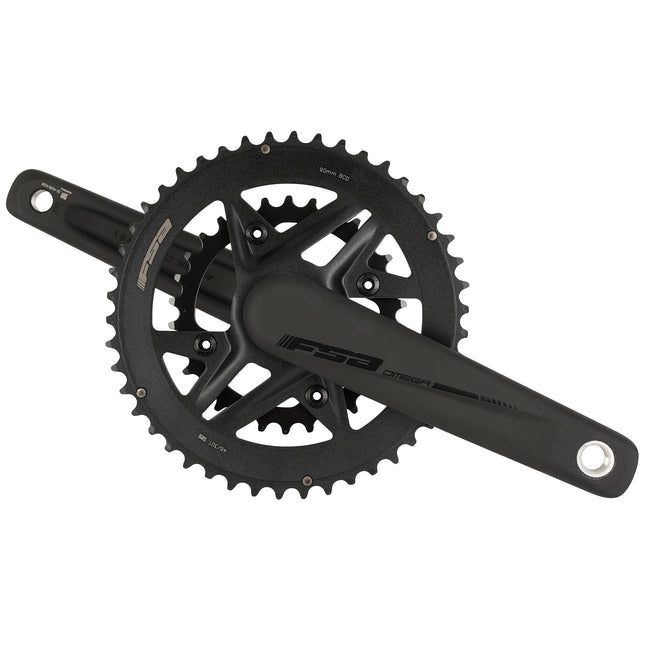 FSA Bicycle Chainwheel - Omega DM MegaExo F19 50X34 (Shimano 12Spd) 170mm SB Black