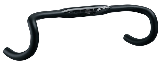 FSA Bicycle Handlebar - Energy Super Compact Road - 2-Tone Black - 31.8 x 400mm