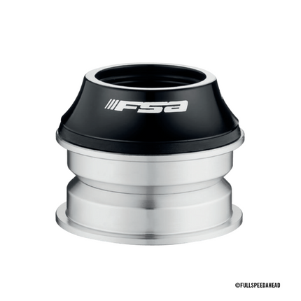 FSA Bicycle Headset - NO.9M/CUP/TH,Anod Black1-1/8" (44/44) SEALED CARTRIDGE BEARINGS w/H2051A-5.3mm FSA logo w/TH-874-1 Stainless Bolt