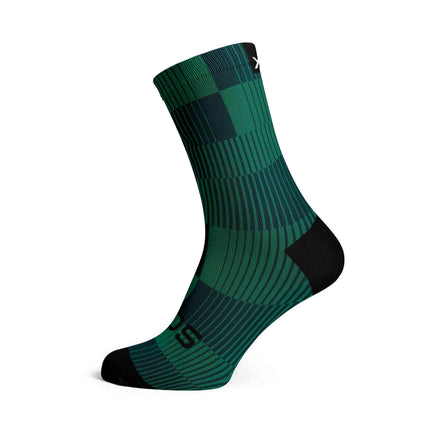 SOX Footwear Bicycle Slight Forest - Size S (US 1Y-5) - SOX Footwear Performance Socks - 1 Pair