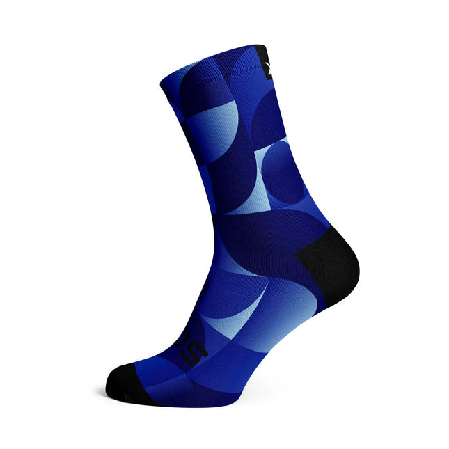 SOX Footwear Bicycle Solid Royal - Size L (US 9-13) - SOX Footwear Performance Socks - 1 Pair