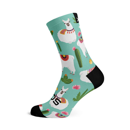 SOX Footwear Bicycle Llama - Size M (US 5-9) - SOX Footwear Performance Socks - 1 Pair