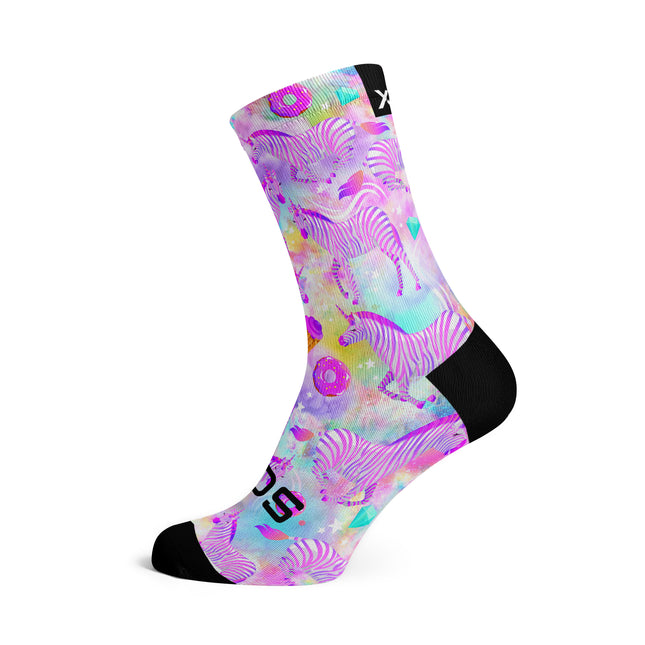 SOX Footwear Bicycle Africorn - Size L (US 9-13) - SOX Footwear Performance Socks - 1 Pair