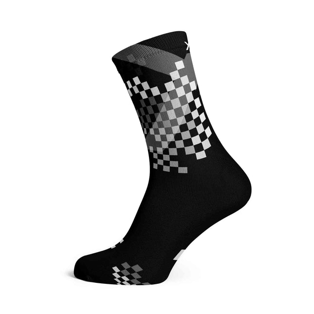 SOX Footwear Bicycle X Black - Size M (US 5-9) - SOX Footwear Performance Socks - 1 Pair