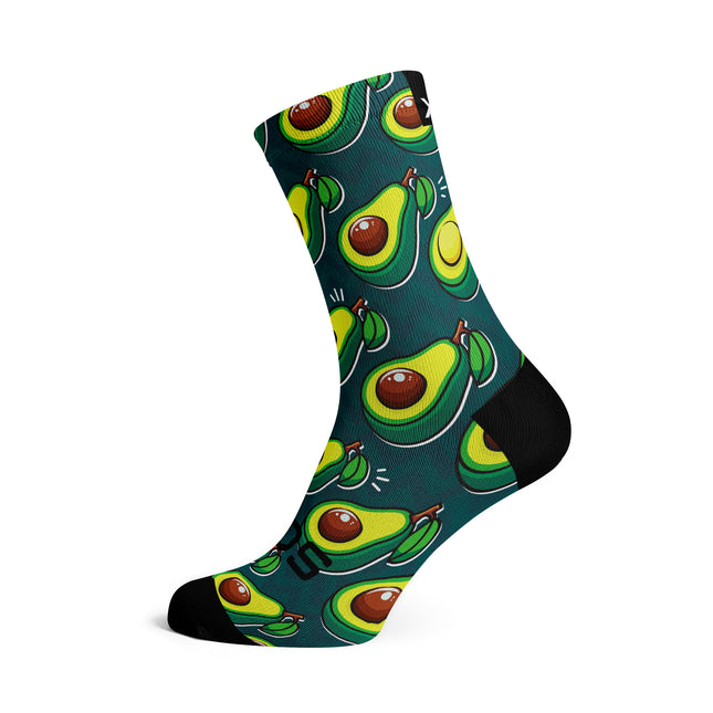 SOX Footwear Bicycle Avocado - Size L (US 9-13) - SOX Footwear Performance Socks - 1 Pair