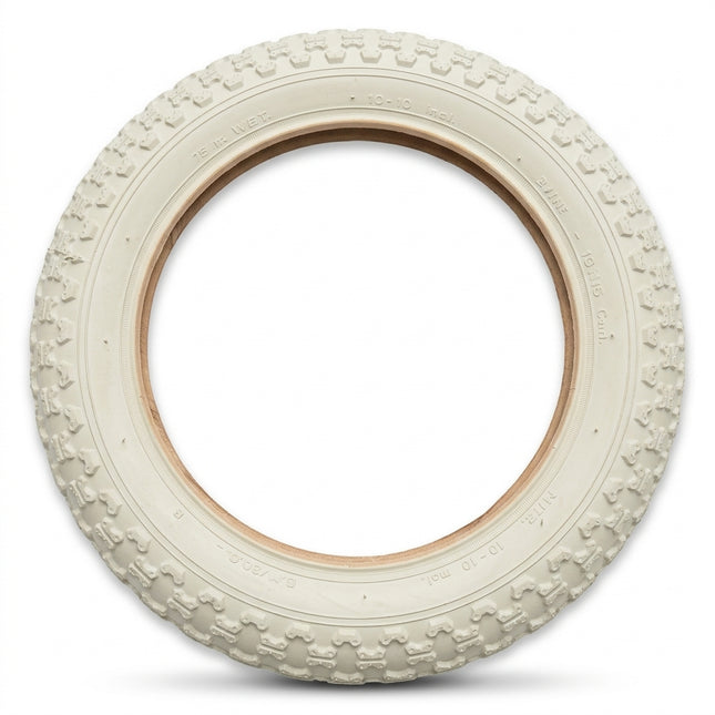 Duro 16 x 2.125 BMX Bicycle Tyre - White (57-305)
