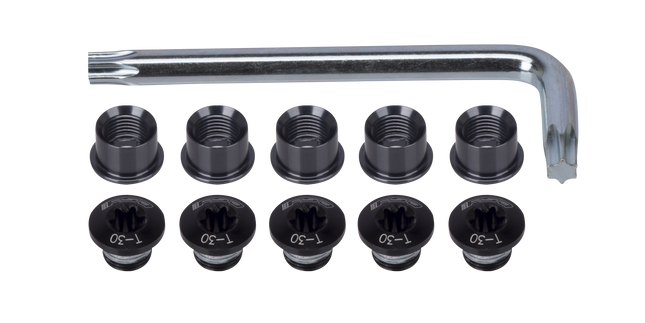 FSA Bicycle BOLTS KIT CK-800E BLK W/T-30 TORX WRENCH FSA LOGO
