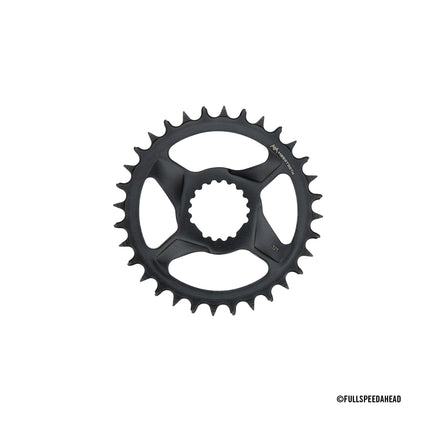 FSA Bicycle 38T | Direct Mount | Megatooth 1x11/12 | Black Alloy - FSA Chainring