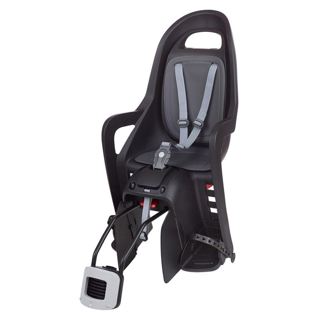 Polisport Groovy RS Reclining Bicycle Baby Seat - Frame Mount, Black/Dark Grey