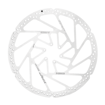 TRP Bicycle TRP 220mm ROTOR - 2.3mm Thick, 1 Piece, 6 Bolt, (With Rust-Blocker Treatment) - High Heat Dispersion and Tolerance ** For DHR and E-MTB Only **