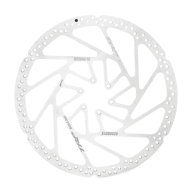 TRP Bicycle TRP 220mm ROTOR - 2.3mm Thick, 1 Piece, 6 Bolt, (With Rust-Blocker Treatment) - High Heat Dispersion and Tolerance ** For DHR and E-MTB Only **