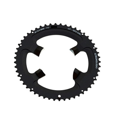 Stronglight Bicycle ROAD CHAINRING SHIMANO ULTEGRA - FC-R8000 - FC-R8050 comp.7075-T6CT² (black)11 Speed. 110 BCD. Outer.54 - 4 arms