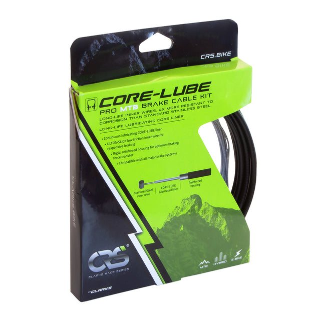 Clarks Premium MTB Bicycle Brake Cable Set - Inner & Outer