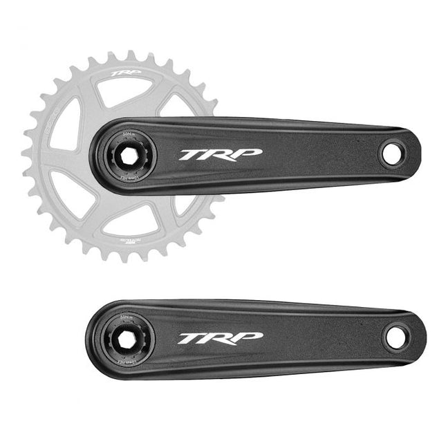 TRP Bicycle TRP Crank CK-8070 Aluminum Crank, 165mm Length Cinch compatible interface/ 83 (DH), Sandblasted Black (Chainring sold separately)