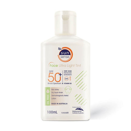 SUNSENSE FACE ULTRA LIGHT TINT SPF 50+ SUNSCREEN