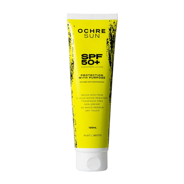 Ochre Sun Spf 50+ Sunscreen [125Ml Tube]
