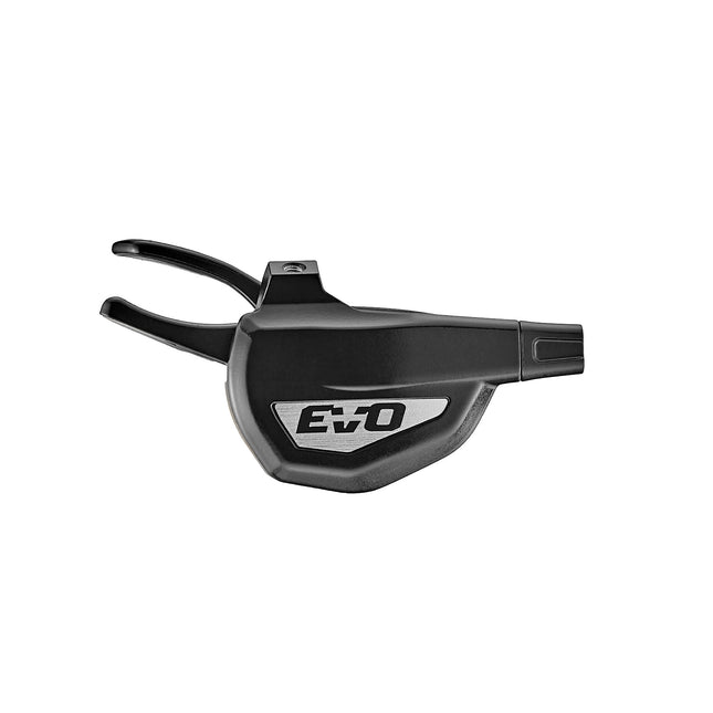 TRP Bicycle TRP Shift lever SL-M9070-7R EVO, 7 speed, right, w/2400mm shift cable, Black/silver, w/ discrete clamp