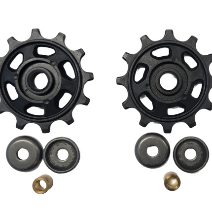 Jockey wheel replacement kit for RD-M350/T350 rear derailleur. Quality Tektro part