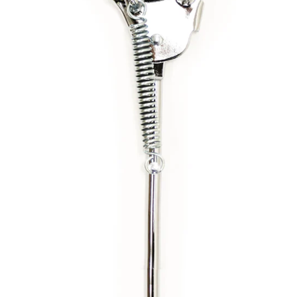 Pro Series 16 Inch Steel Bicycle Kickstand - Rear Axle Mount - CP Silver