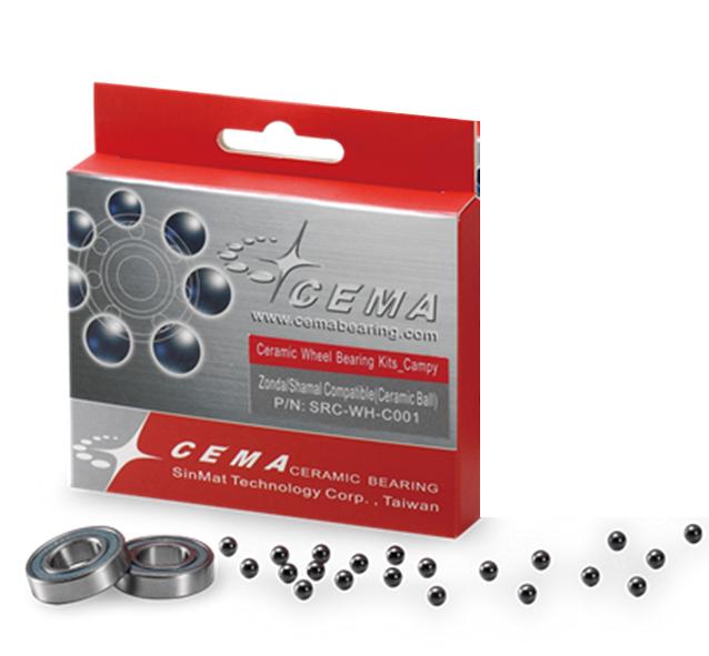 CEMA SRC-WH-C001 Ceramic Wheel Bearing Kit for Campagnolo Zonda/Shamal