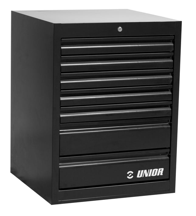 Unior Bicycle Unior Professional 990WD7-BLACK Wide drawer cabinet - 7 drawers - no tools quality bicycle tools 628585 quality guaranteed