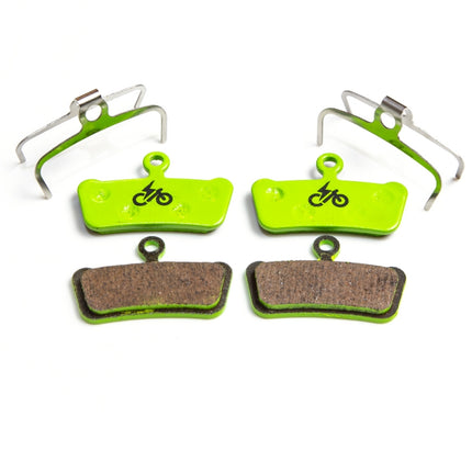 Clarks Bicycle H/D E-Bike Brake DISC pads,  2 Pairs, SEMI METALLIC, Compatible Avid XO, Elixir 7 Trail, Elixir 9 Trail, SRAM Guide