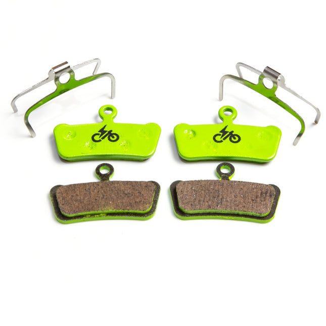 Clarks Bicycle H/D E-Bike Brake DISC pads,  2 Pairs, SEMI METALLIC, Compatible Avid XO, Elixir 7 Trail, Elixir 9 Trail, SRAM Guide