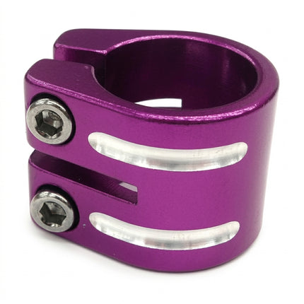 DEFIANT! 31.8mm Double Scooter Clamp - Purple