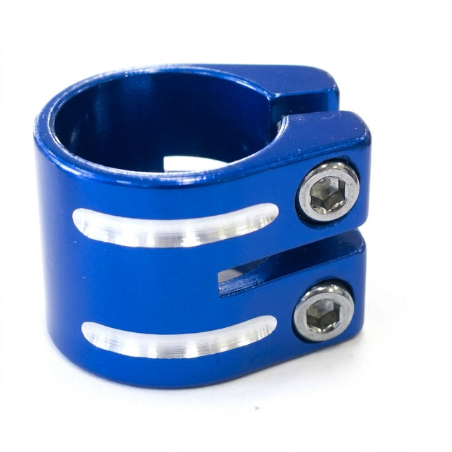 DEFIANT! Double Scooter Clamp 31.8mm - Blue