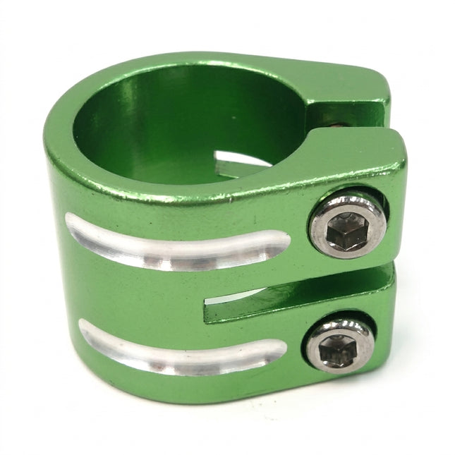 Defiant! 31.8mm Scooter Double Clamp - Green