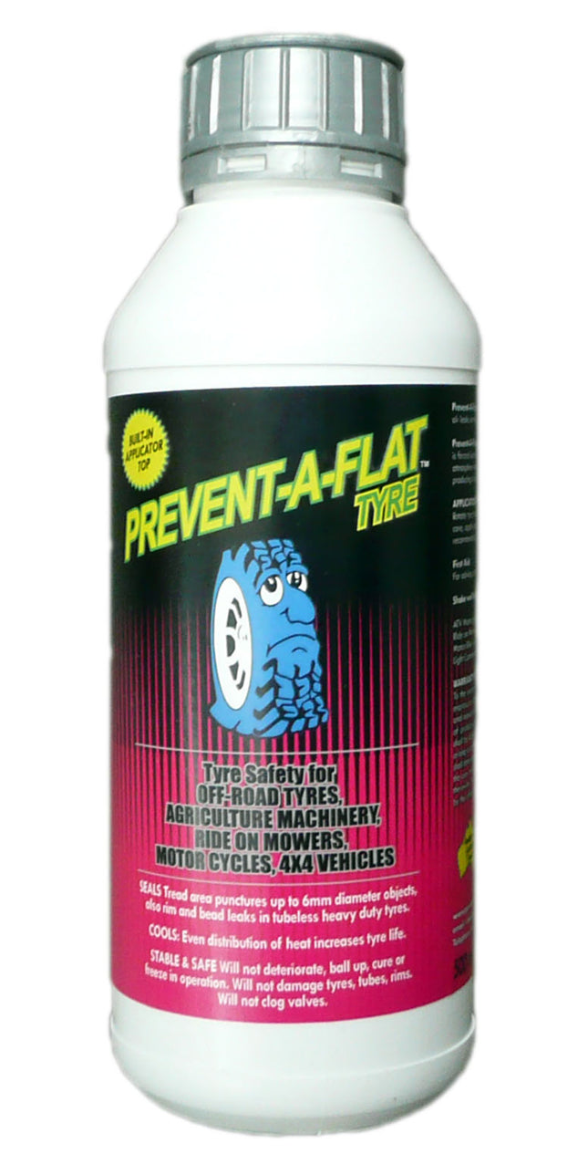 Prevent-A-Flat Bicycle Tube/Tyre Sealant 500ml Bottle