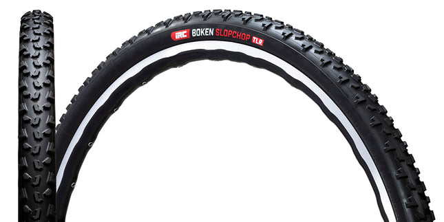 IRC Bicycle "NEW" - 700 x 36C | IRC Boken Slop Chop TLR Gravel / CX Tyre | 36-622 | 60 TPI | 45-60 PSI | Tubeless Ready | Black